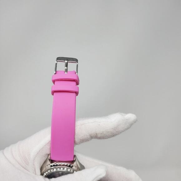 Disney Minnie Mouse Pink Rubber Band Watch - Picture 3 of 10